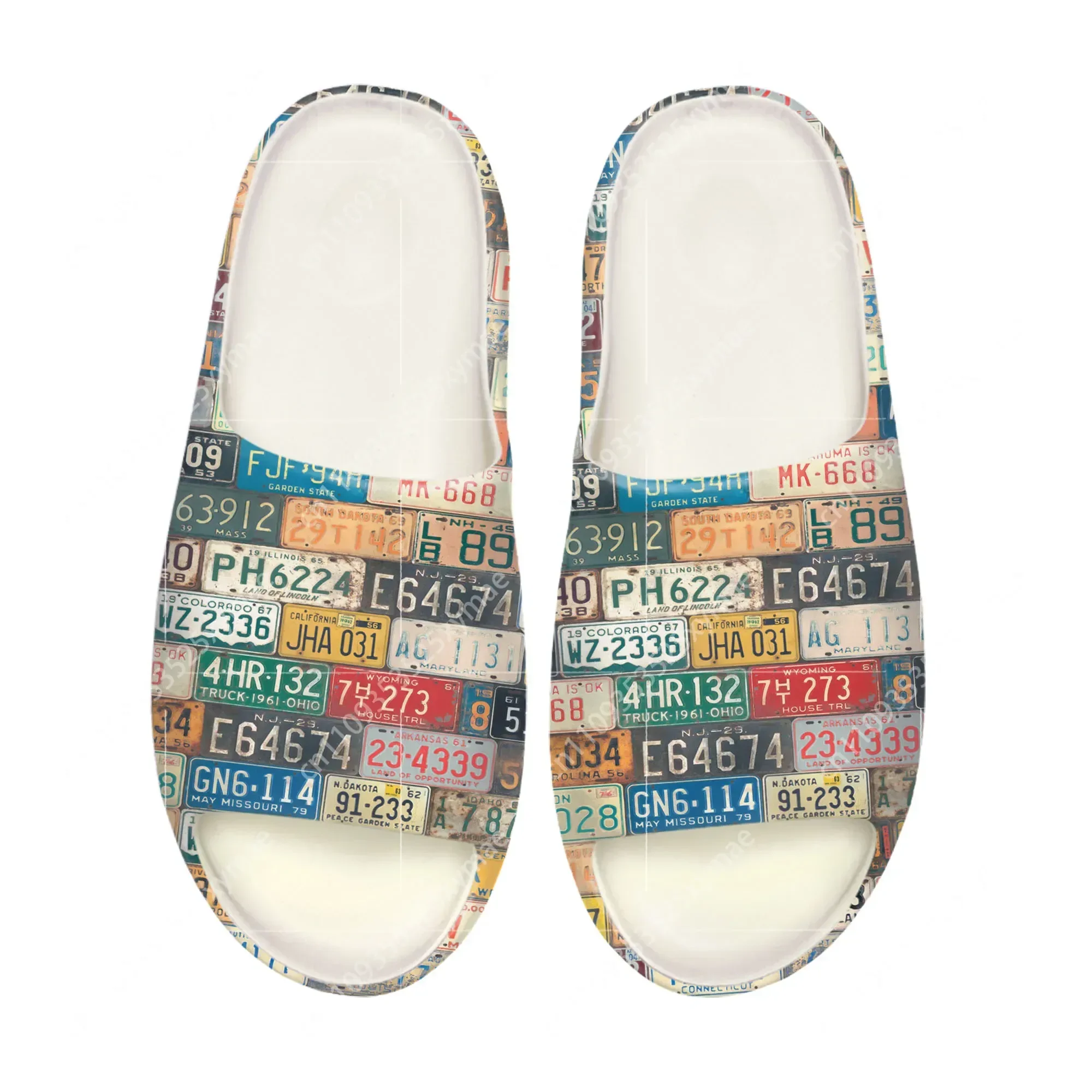 Men'S Shoes In Fashion - Chinelo de Dedo Personalizado com Estampa