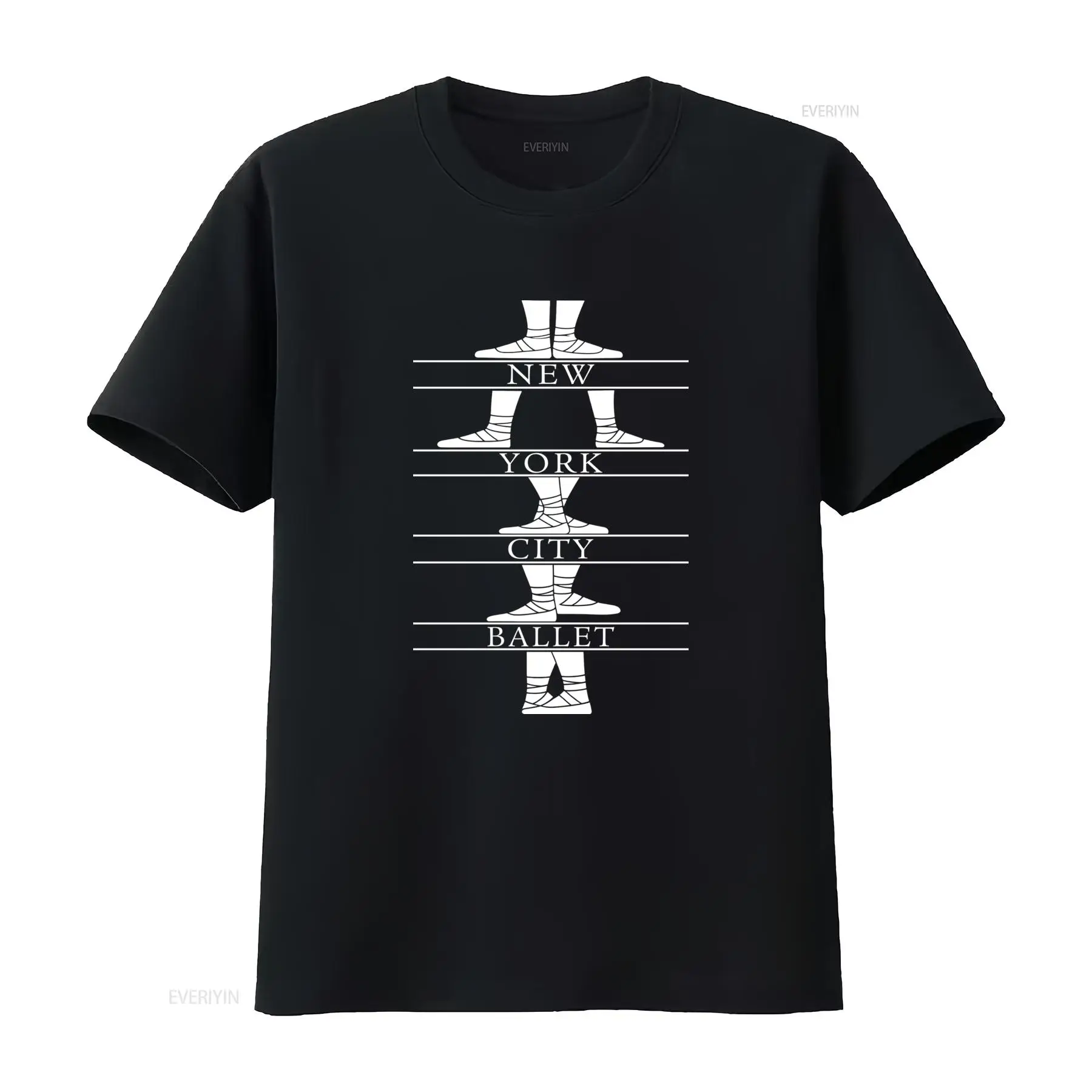 Men'S Shoes York - Camiseta Casual com Estampa de Sapatilhas