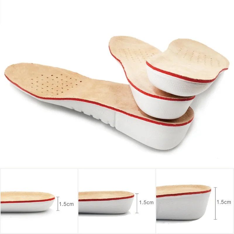 Men Shoes Outlet - 1 par de palmilhas para aumento