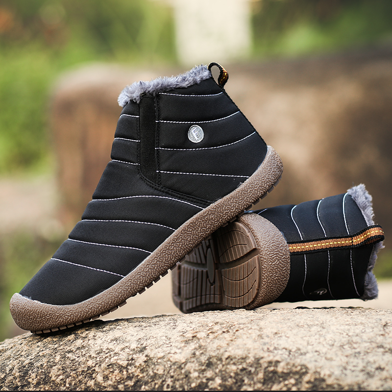 Men Shoes Online - Botas de Neve Impermeáveis e Antiderrapantes