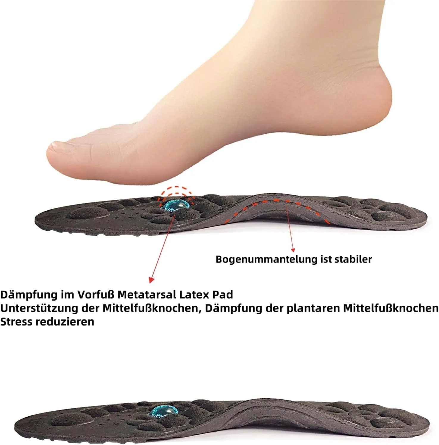 Palmilhas de massagem de ponto - Men Shoes Outlet avaliação e preço
