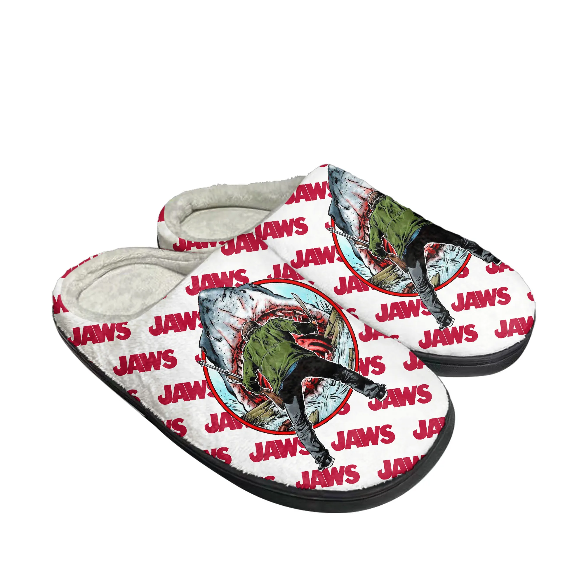 Jaws filme tubarão casa chinel - Men Shoes For Winter avaliação e preço