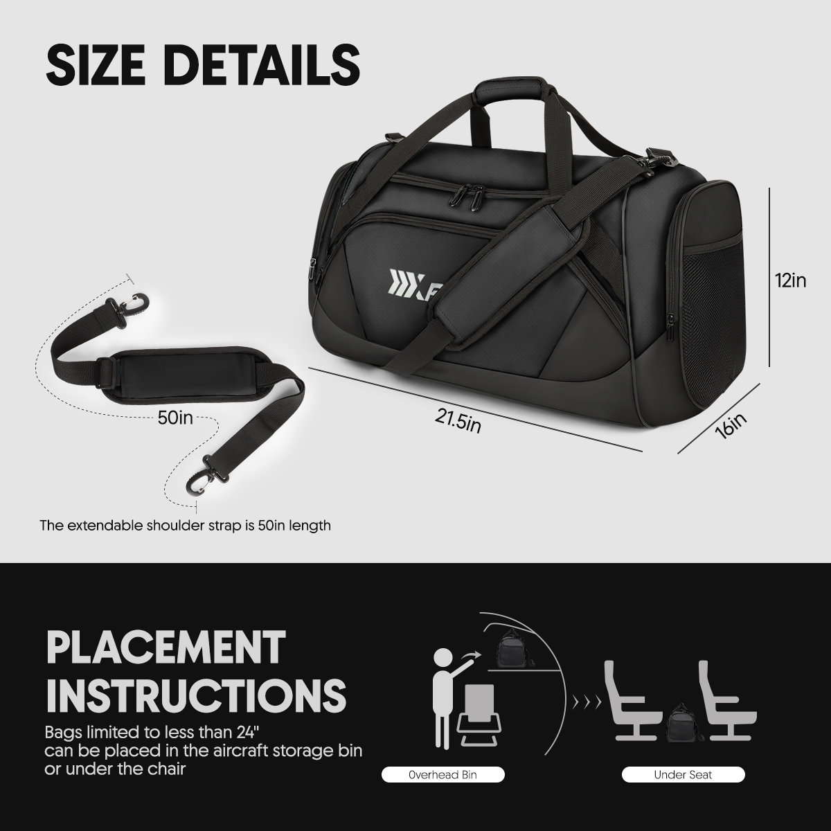 Bolsa de Viagem com Compartime - Men'S Shoes York avaliação e preço