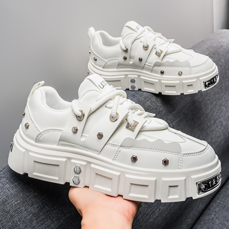 Tênis Masculinos com Solado Gr - Men Shoes White Colour avaliação e preço